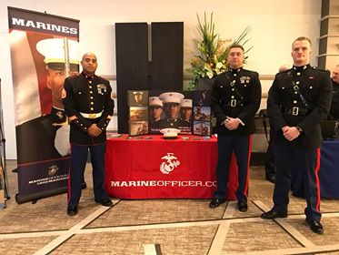 The United States Marines at the 2019 Career Fair