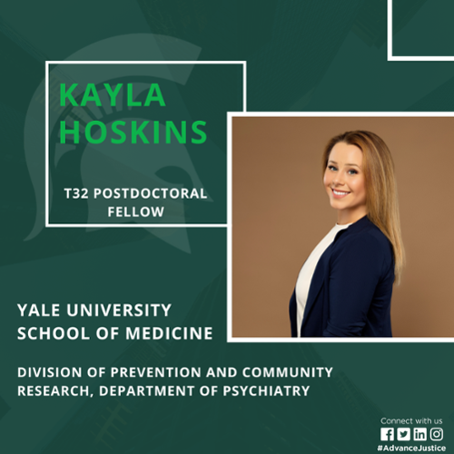 Kayla Hoskins Accepts Postdoc position with the Yale School of Medicine
