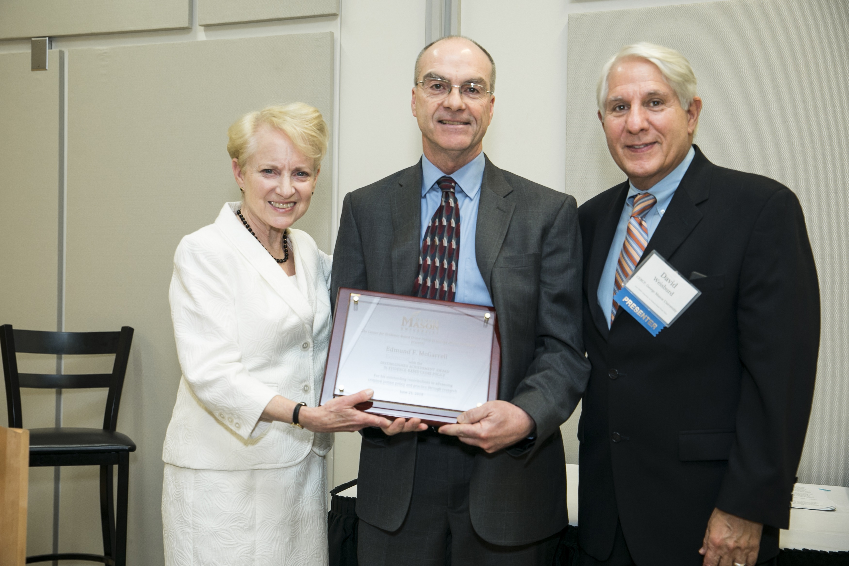 Center for Evidence-Based Crime Policy Honors Dr. Ed McGarrell