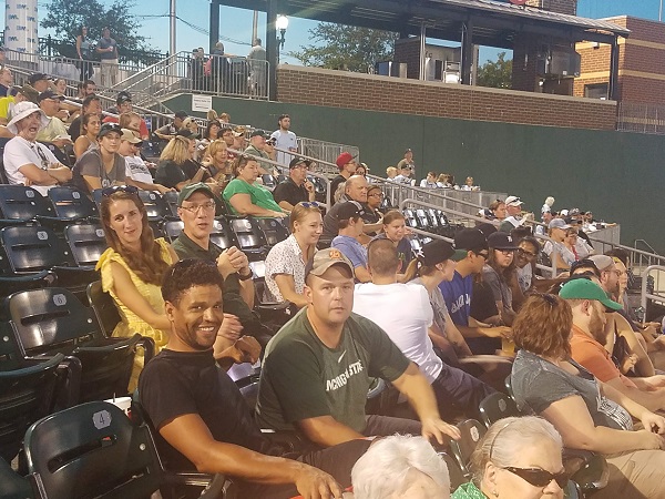 Fans at Ball Game